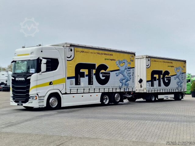 Dekzeil Scania S500 NGS Highline 6x2*4 - Retarder - Tautliner ...