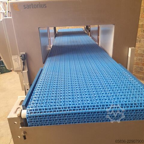 2009 Sartorius MDP+ metaaldetector met transportband Sartorius MDP+