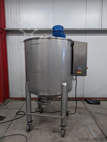Cuve de mélange Parema en acier inoxydable avec agitateur (mélangeuse pour sauces), année 2006. Parema PAR5L-25