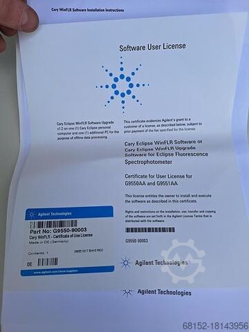 Fluorescentiespectrometer Agilent Eclipse