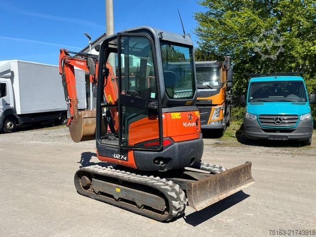 Minigraver KUBOTA Minibagger U 27 - 4 Minibagger HI Kurzheck 1928h