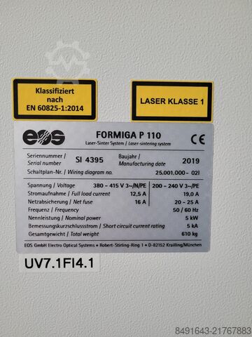 3D nyomtató EOS FORMIGA P 110 Velocis