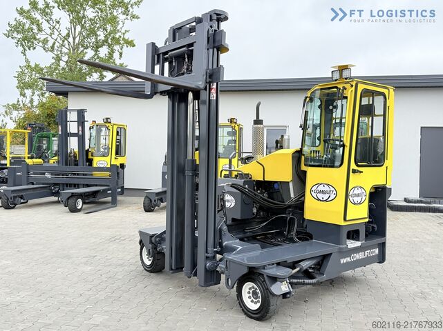 Carrello elevatore a 4 direzioni Combilift C4000 GAS DUPLEX 4600 FREE-LIFT CABIN