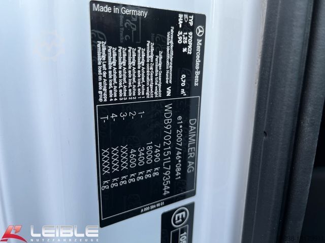 Transporter mit Pritsche & Plane MERCEDES-BENZ Atego 822*Pr.+Pl.*Bär-LB*Klima*EEV*Schaltgetr.*