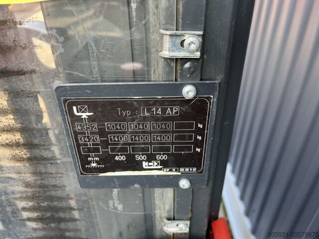 Gyalogos targonca Linde L14AP