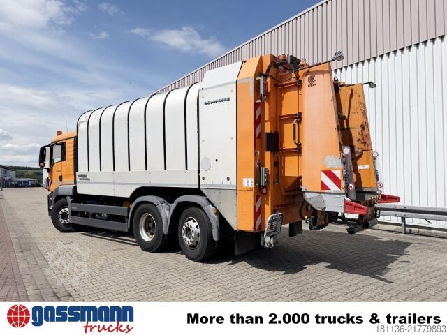 Müllwagen MAN TGS 26.360 6x2-4 LL, Retarder, Lift-/Lenk, FAUN