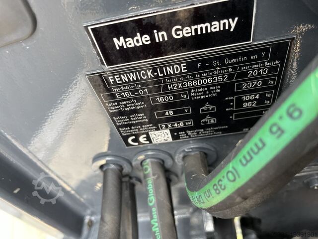 Stivuitor electric cu 3 roți Linde E16L