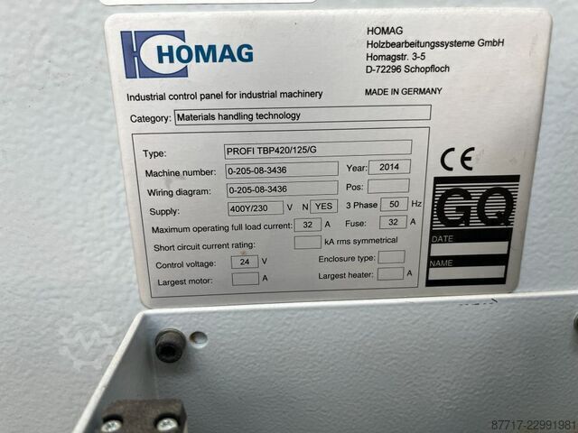 Piła panelowa HOMAG BOF 611/34/13/2K