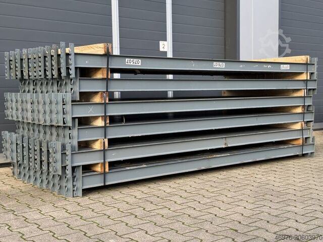 Højlagers pallereolsystem SLP / Regallänge: 21,64lfm. / Regalständer: 2.310 x 1.100 mm