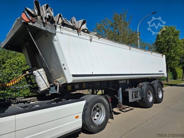 Kippers oplegger SCHMITZ CARGOBULL SKI 22 / Blatt gefedert