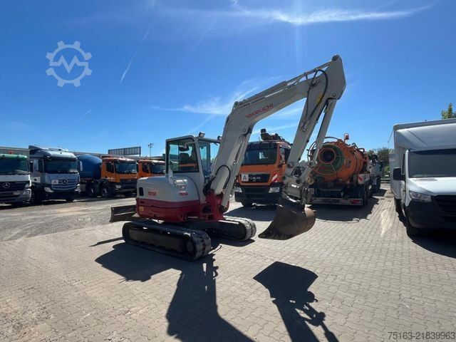 Minigraafmachine TAKEUCHI TB 260 Minibagger Powertilt+Löffel nur 1957h