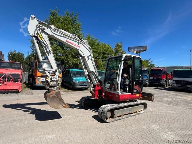 Minigraafmachine TAKEUCHI TB 260 Minibagger Powertilt+Löffel nur 1957h