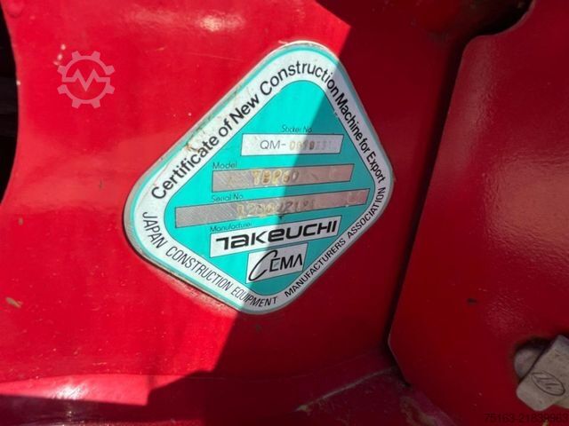 Minigraafmachine TAKEUCHI TB 260 Minibagger Powertilt+Löffel nur 1957h