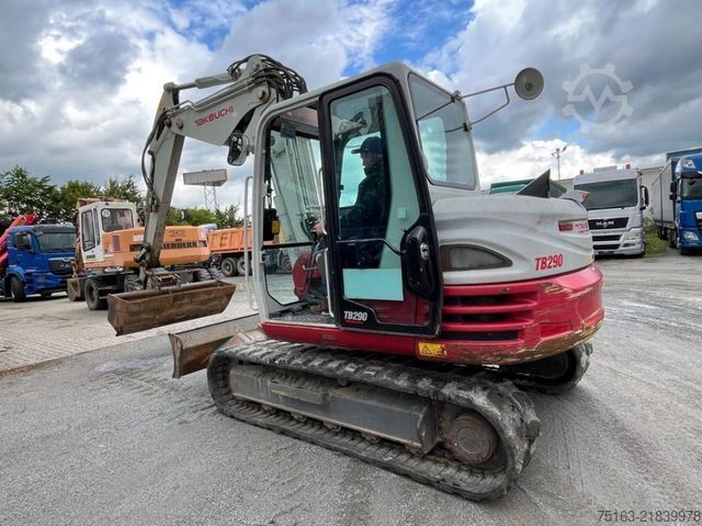 Mini-excavator TAKEUCHI TB 290 Minibagger Powertilt+Löffel 4804h