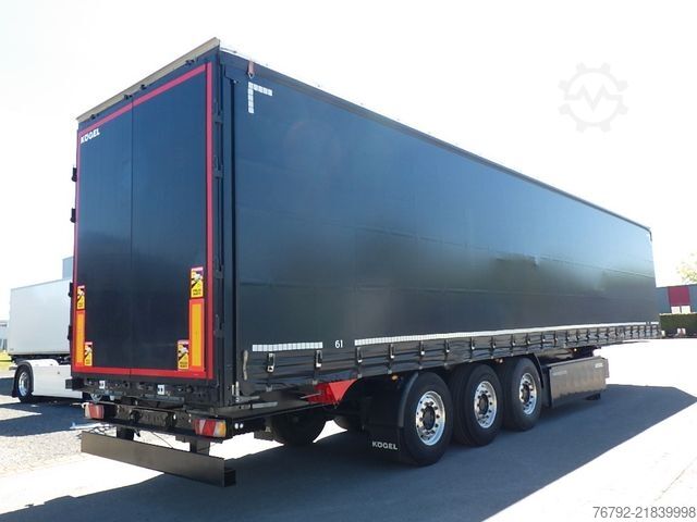 Naczepa otwarta z plandeką KÖGEL SN 24 FastSlider/Lift/LASI Getränke/Edscha/ALCOA