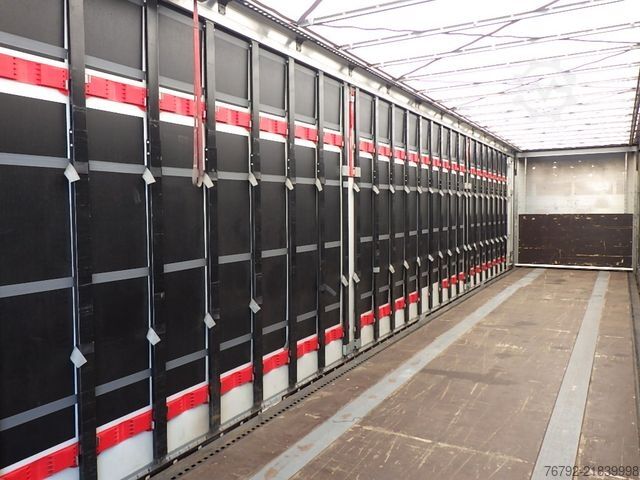 Naczepa otwarta z plandeką KÖGEL SN 24 FastSlider/Lift/LASI Getränke/Edscha/ALCOA