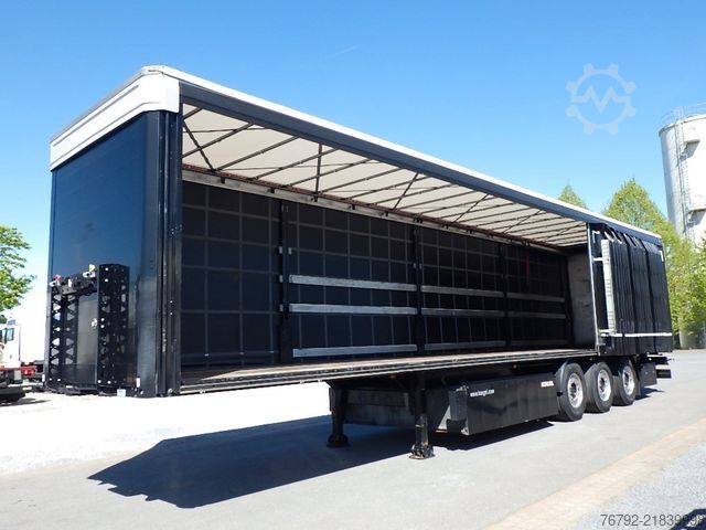 Naczepa otwarta z plandeką KÖGEL SN 24 FastSlider/Lift/LASI Getränke/Edscha/ALCOA