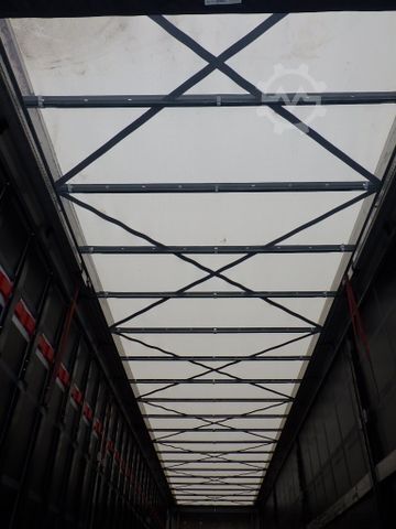 Naczepa otwarta z plandeką KÖGEL SN 24 FastSlider/Lift/LASI Getränke/Edscha/ALCOA
