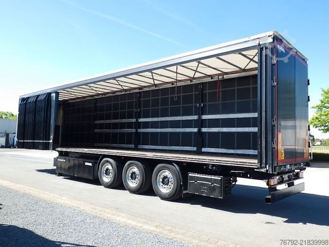 Naczepa otwarta z plandeką KÖGEL SN 24 FastSlider/Lift/LASI Getränke/Edscha/ALCOA