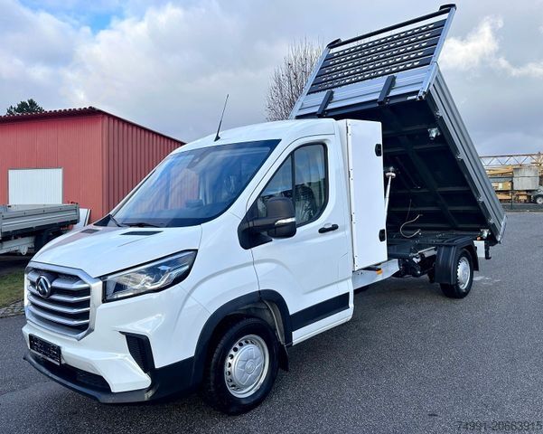 Tippbil skåpbil MAXUS Deliver 9 Chassis L3 Kipper Bawer Box AHK 147Ps
