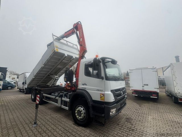 Autolaadkraan MERCEDES-BENZ Axor 2633 Kipper mit Kran Fassi F135