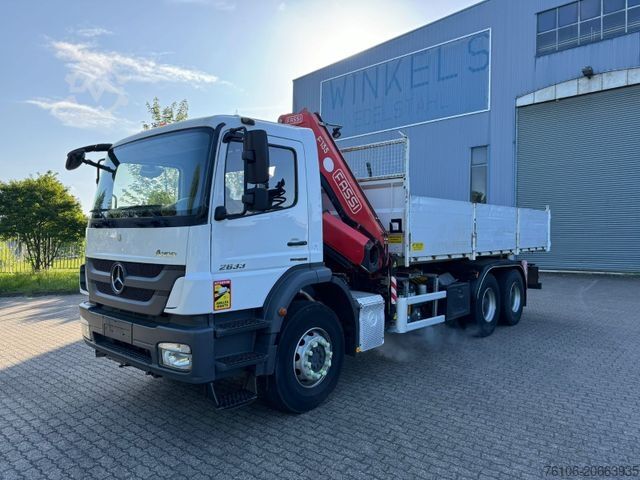 Autolaadkraan MERCEDES-BENZ Axor 2633 Kipper mit Kran Fassi F135