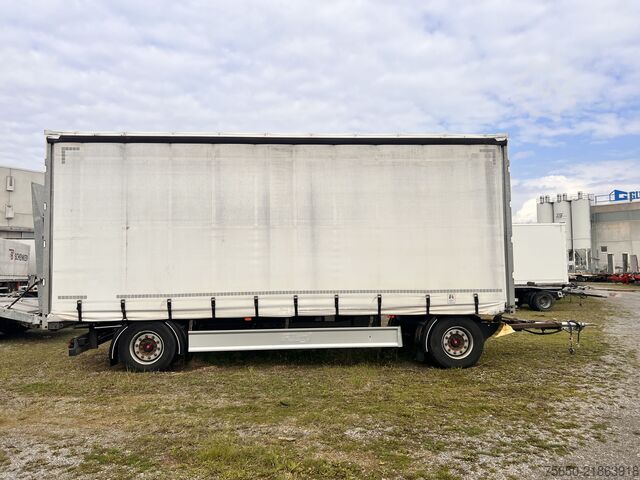 Rimorchio aperto con telone Fliegl ZPS180  2 Achs Jumbo- Planen, Mega, durchladbar