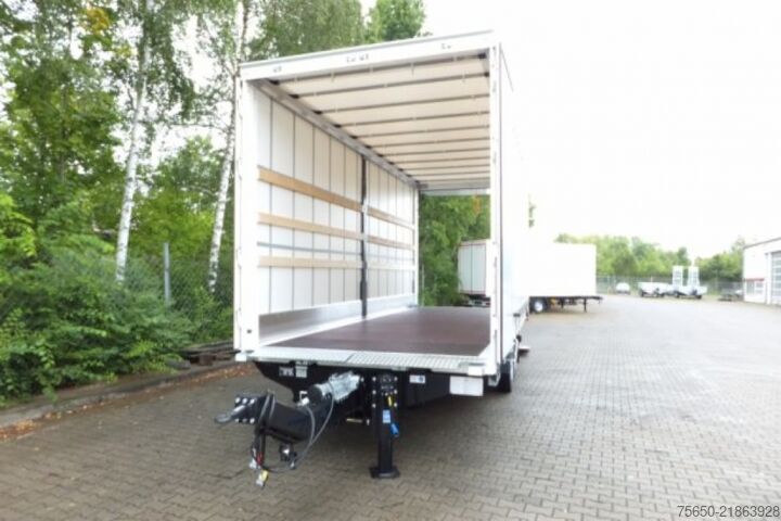 Open aanhangwagen met zeil Möslein TPS 11 DL 7,30  neuer Planenanhänger, Ladebordwand + Durchladbar