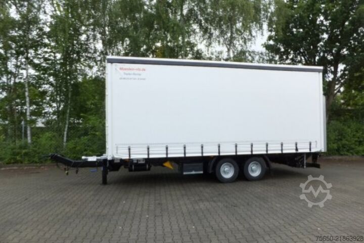 Open aanhangwagen met zeil Möslein TPS 11 DL 7,30  neuer Planenanhänger, Ladebordwand + Durchladbar