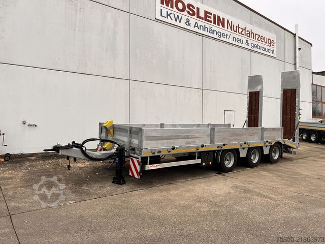 Reboque com plataforma rebaixada Möslein TT 31  31 t GG Tridem- Tieflader 3 Achs, gelenktNeufahrzeug