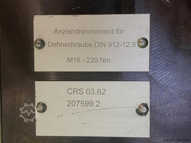 TOX clinch-eenheid – clinchpers, pneumatisch-hydro TOX pers, hydro-pneumatische pers TOX Pressote TOX KRAFT PAKET CRS 03.62