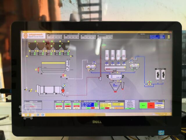 Instalație de amestecare a asfaltului Polygonmach 280tph asphalt plant