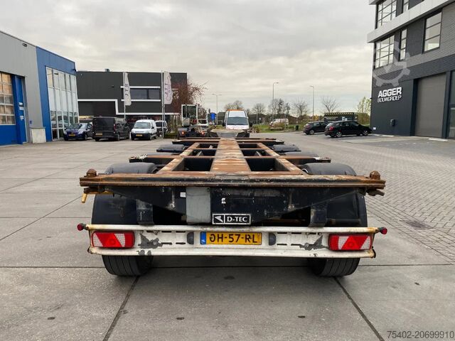 Container transport D-TEC FT-43-03V / Flexitrailer / 2x Extendable / BPW ...