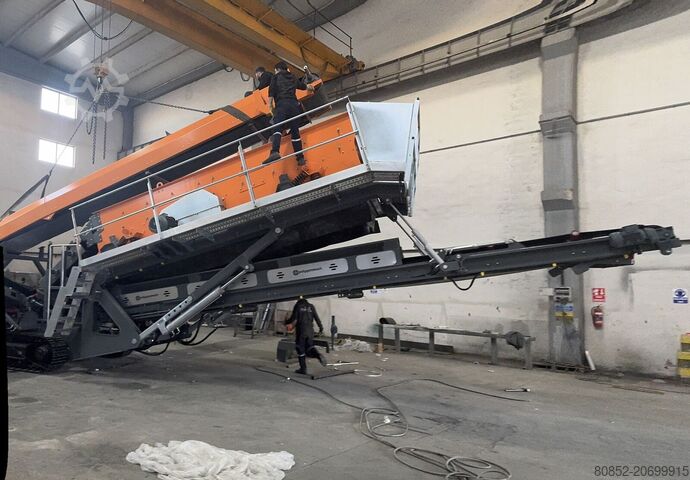 Razbijač krhotina Polygonmach 1175*800mm mobile tracked jaw crusher