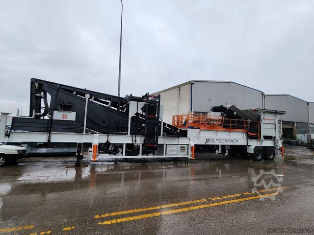 Razbijanje biljke Polygonmach PMVS-70 Mobile screener, crusher, washer screen...