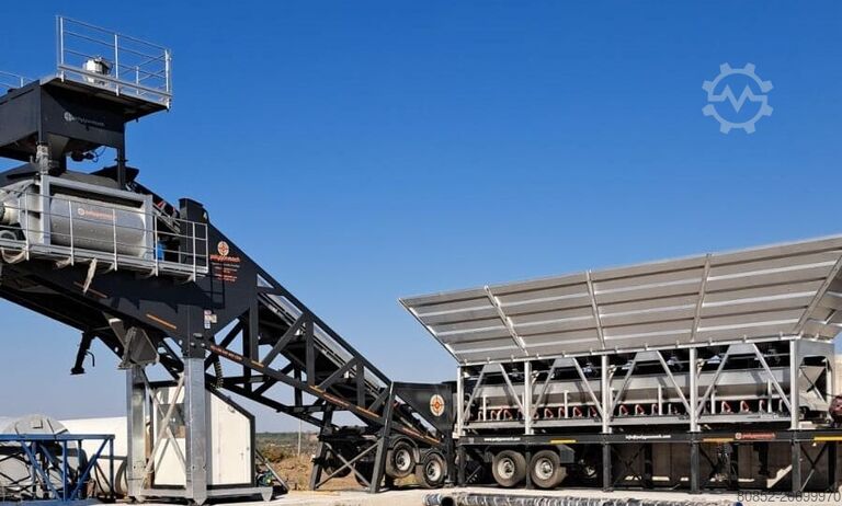 Central de mistura de betão Polygonmach PMC150  150m3 mobile batch plant