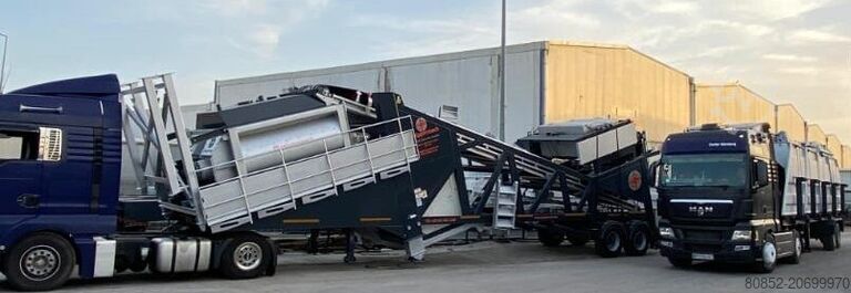 Central de mistura de betão Polygonmach PMC150 150m3 mobile batch plant