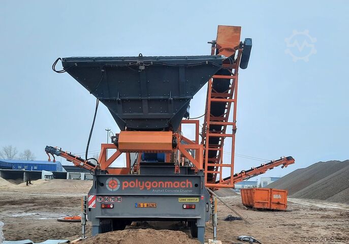 Razbijač krhotina Polygonmach 1 PMCC2 jaw and cone crusher mobile