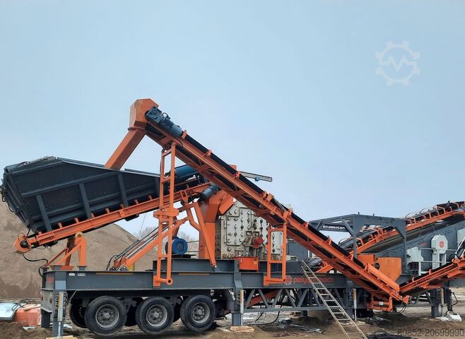 Razbijač krhotina Polygonmach 1 PMCC2 jaw and cone crusher mobile