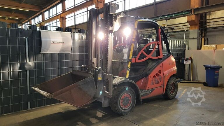 Diesel vorkheftruck Linde H 40 D // 572 Std. // Halbkabine // STVZO