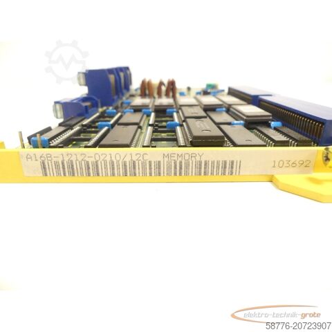 Component Fanuc A16B-1212-0210/12C Memory Board SN:103692