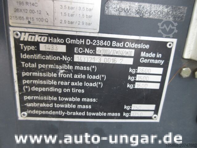 Zamiatarka Hako Citymaster 4x4 CM1250 Knicklenkung Kehrm