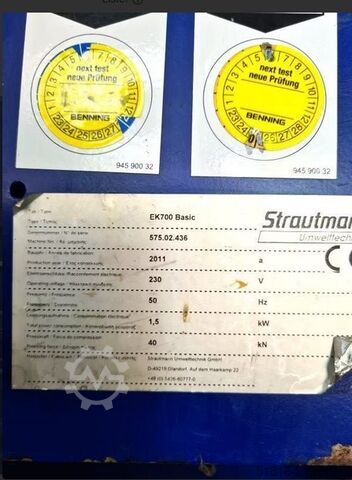 Folienpresse Strautmann 