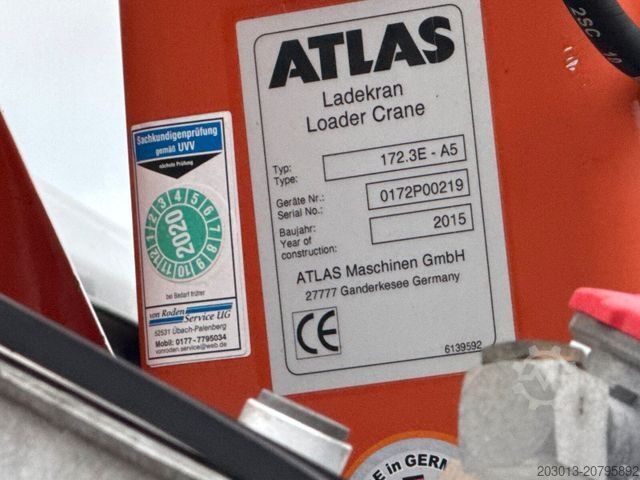 Autokran MAN TGS 26.440 Zugmaschine + Atlas Kran 5 Ausschube