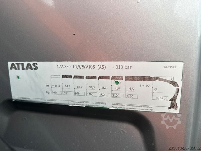 Autokran MAN TGS 26.440 Zugmaschine + Atlas Kran 5 Ausschube