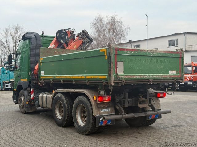 Kipper LKW VOLVO FMX 500 6x4 Kipper mit Kran Atlas 172.3E - A4