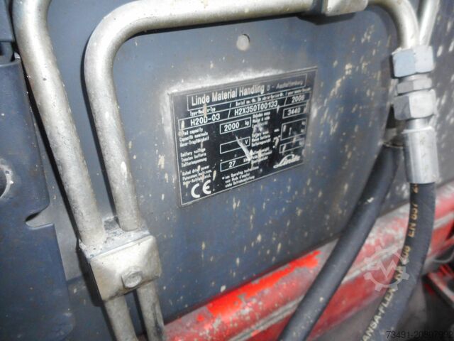 Targonca Linde H20D-03 Triplex SS Kabine