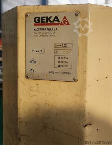Hydraulisk stansemaschine 80 ton GEKA GEKA PUMA80 / E500