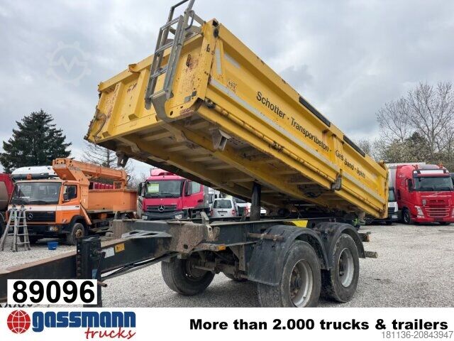 Three-way tipper trailer Meiller MZDA 18/23 B, Bordmatik, Stahlbordwände, ca.