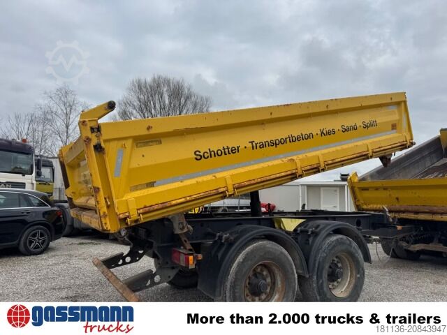 Three-way tipper trailer Meiller MZDA 18/23 B, Bordmatik, Stahlbordwände, ca.